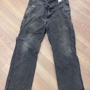 Carhartt Gray Relaxed Fit Pants